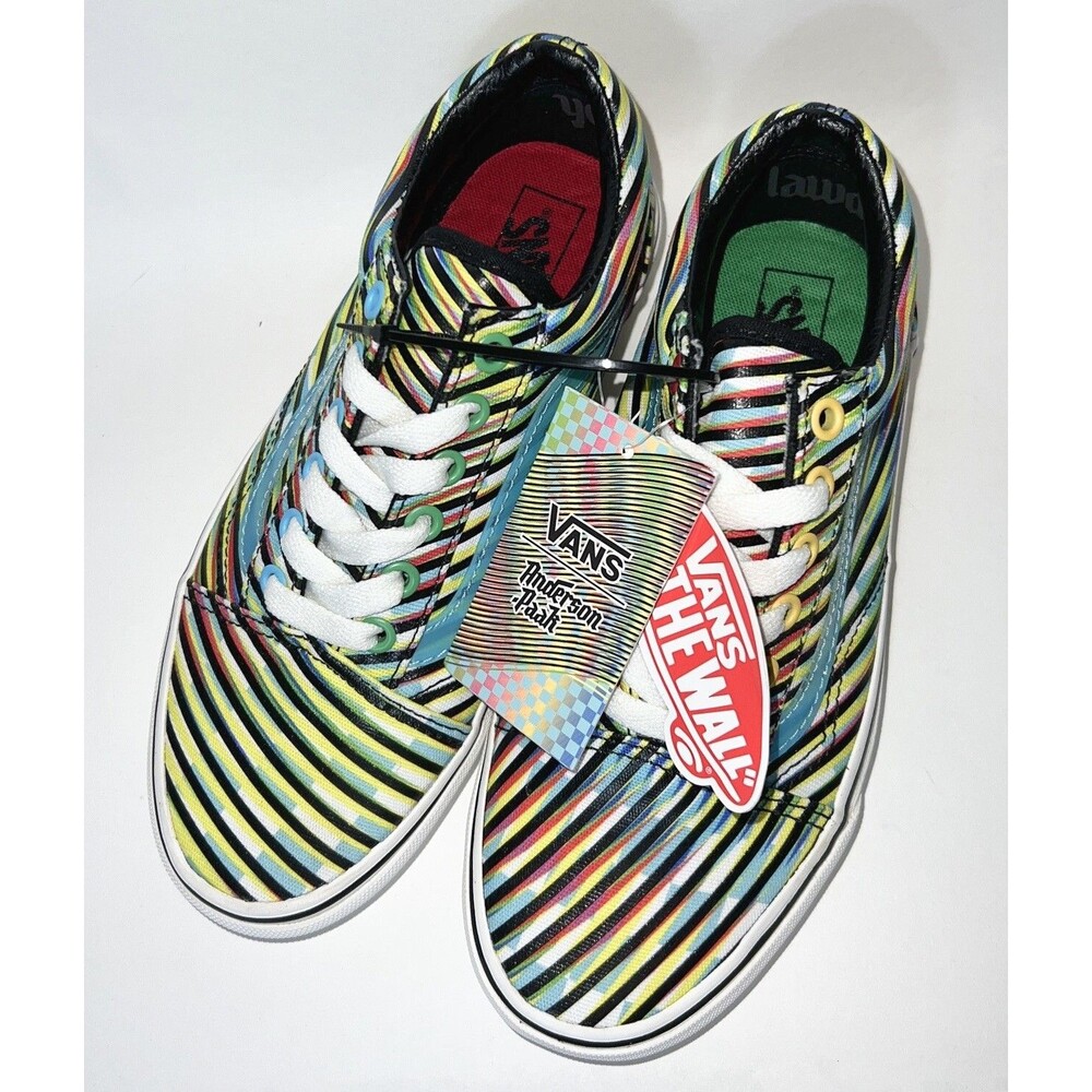NWOB Vans Old Skool DX Anderson Paak Venice Sneakers with Dust Bag Women Size 6 - Picture 2 of 8